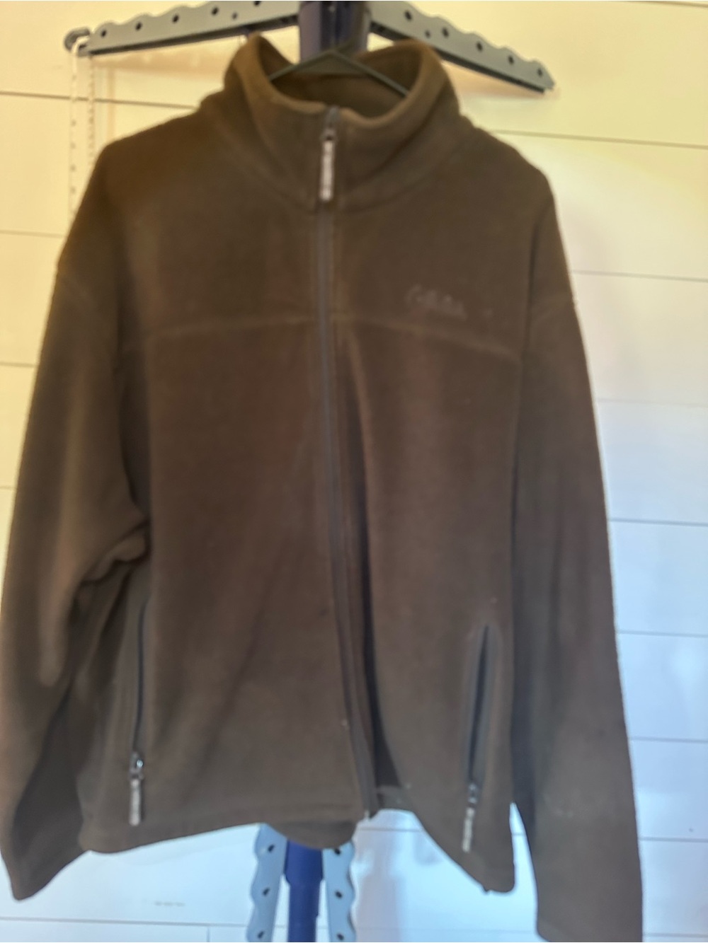 #94 Men's Brown Full-Zip Fleece Jacket - Unbranded